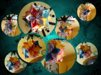 Origami Gömbvirág 